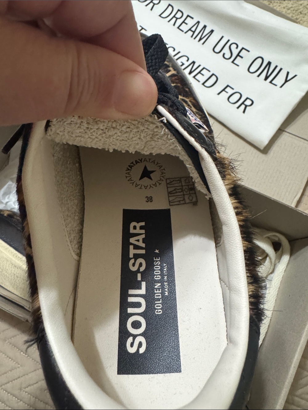 🎉MOVING SALE!!!🎉Golden Goose Soul Star Leopard Sneakers - Picture 13 of 13